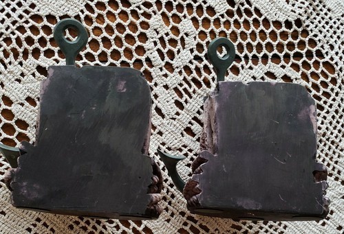 Set of Two (2) ~ Nautical ~ Anchor Design Bookends ~ Wooden Post, Rope & Anchor Item image 7