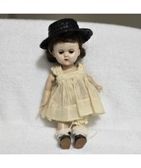 VTG Vogue Ginny Doll Hard Plastic Walker Tagged Yellow Dress Set 8&quot; 1950... - $120.50 CAD