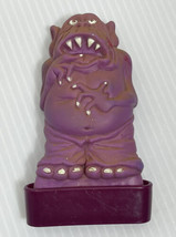 Mattel Inc 1986 figure purple cowering ghost ghoul goblin troll standing - £15.03 GBP