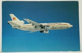 National Airlines DC-10 1970s Seattle to Sonora Ca Postcard F20 - £3.88 GBP