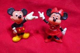 Lot: Mickey Mouse &amp; Minnie Toy Figures, Old Disney Vintage Mc Donalds Happy Meal - £9.42 GBP