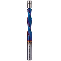 Spiral Flush-Trim Router Bits, 1/4 Inch Shank Two Flute Solid Carbide Cn... - $39.92