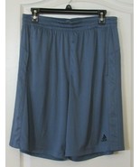 Adidas Active Athletic Short W/Zip Pocket  Rawste (Blue) Men&#39;s Sz L-XL NWT - $421.03 MXN