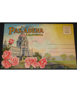 1930&#39;s PASADENA CALIFORNIA Antique POSTCARD FOLDER Western Publishing  6... - £11.78 GBP