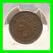 Key Date 1908-S Indian Head Penny Cent 1c Graded PCGS VF35 - £126.60 GBP