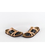 Vintage Betula Birkenstock Womens 7 Distressed Jeweled Snakeskin Strap S... - $81.37 CAD