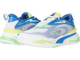 PUMA RS-Fast Paradise Running Shoes White/Star Sapphire/Yellow Men&#39;s Siz... - $69.30