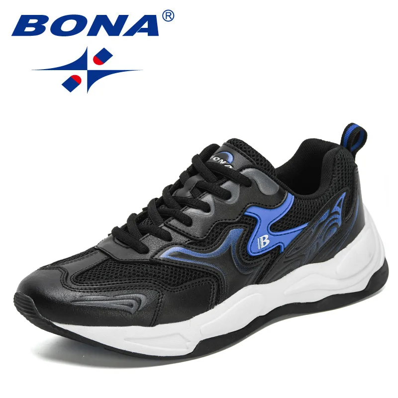 BONA 2024 New Designers Ultralight  Running Shoes  Shoes Men  Air Outsole Athlet - £173.70 GBP