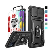 For Samsung A51 Case 4G, Galaxy A51 Case With Camera Cover + 2 Pack Screen Prote - £15.12 GBP