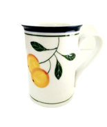 Dansk Fruit Mug with Lemons Ceramic 4.25&quot;H x 3.25&quot; diam Niels Refsgaard - $11.99