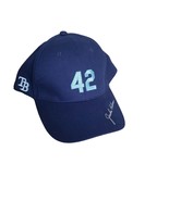 Tampa Bay Rays Snapback Hat Cap Jackie Robinson 42 Navy Blue MLB Basebal... - £14.41 GBP