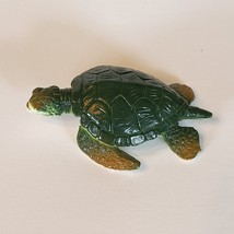 GREEN SEA TURTLE Animal Figurine Safari Ltd. Toy 2.25" long by 1.5" wide USED - £3.60 GBP