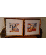 2 Beautifully Framed Prints, Casa 1 &amp; Casa 2, By E. Milan - £5.54 GBP