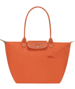 Longchamp Le Pliage Green Large Nylon Tote Shoulder Bag ~NIP~ CARROT - $156.42