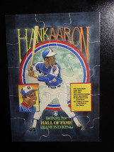1986 Donruss Highlights Hank Aaron Atlanta Braves Baseball Card Mini Puzzle - £1.58 GBP