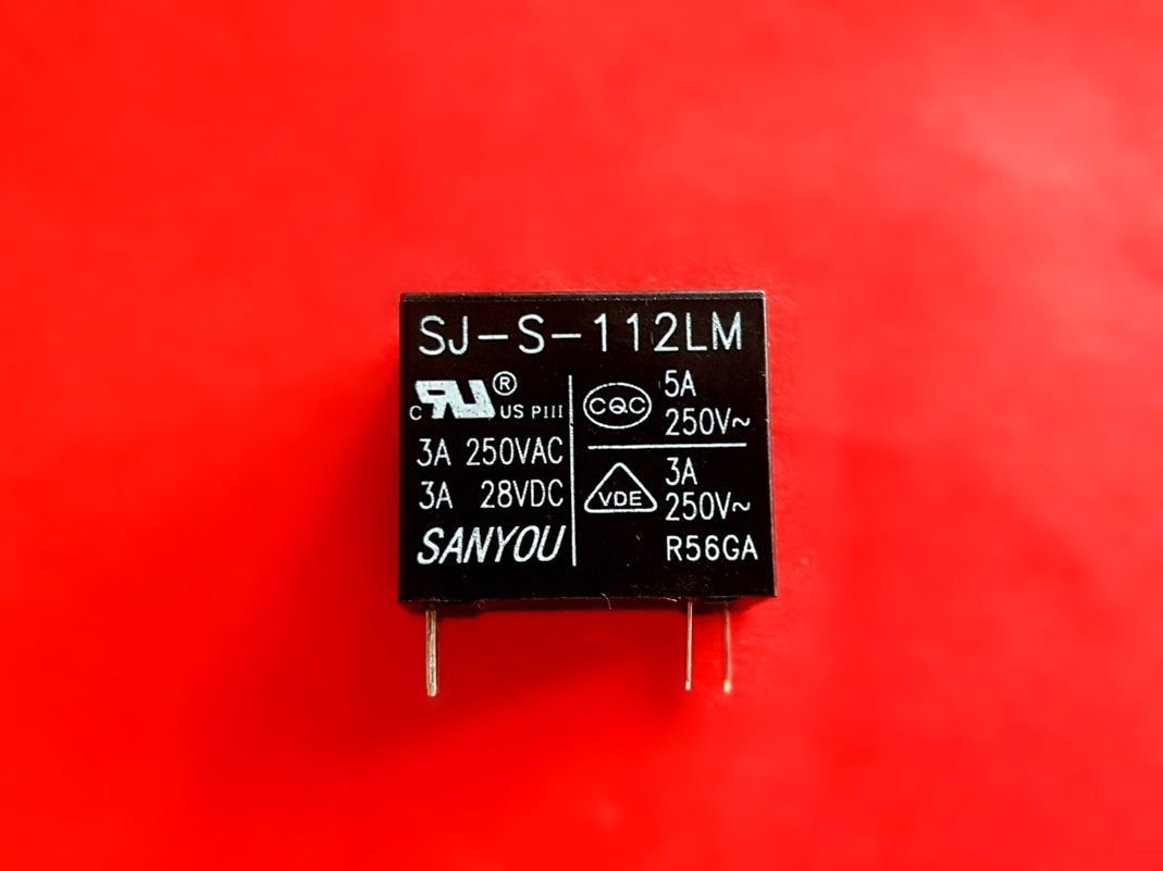 SJ-S-112LM, 12VDC Relay, SANYOU Brand New!!