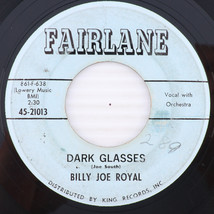 Billy Joe Royal – Dark Glasses / Perhaps - 1962 45 rpm 7&quot; Single Record 45-21013 - £10.11 GBP