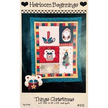 Things Christmas Quilt and Angel Doll PATTERN CF212 by Heirloom Beginnings - $4.99