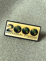 2000 Universal Studios Enamel &amp; Silvertone Rectangle Travel Lapel or Hat... - $9.49