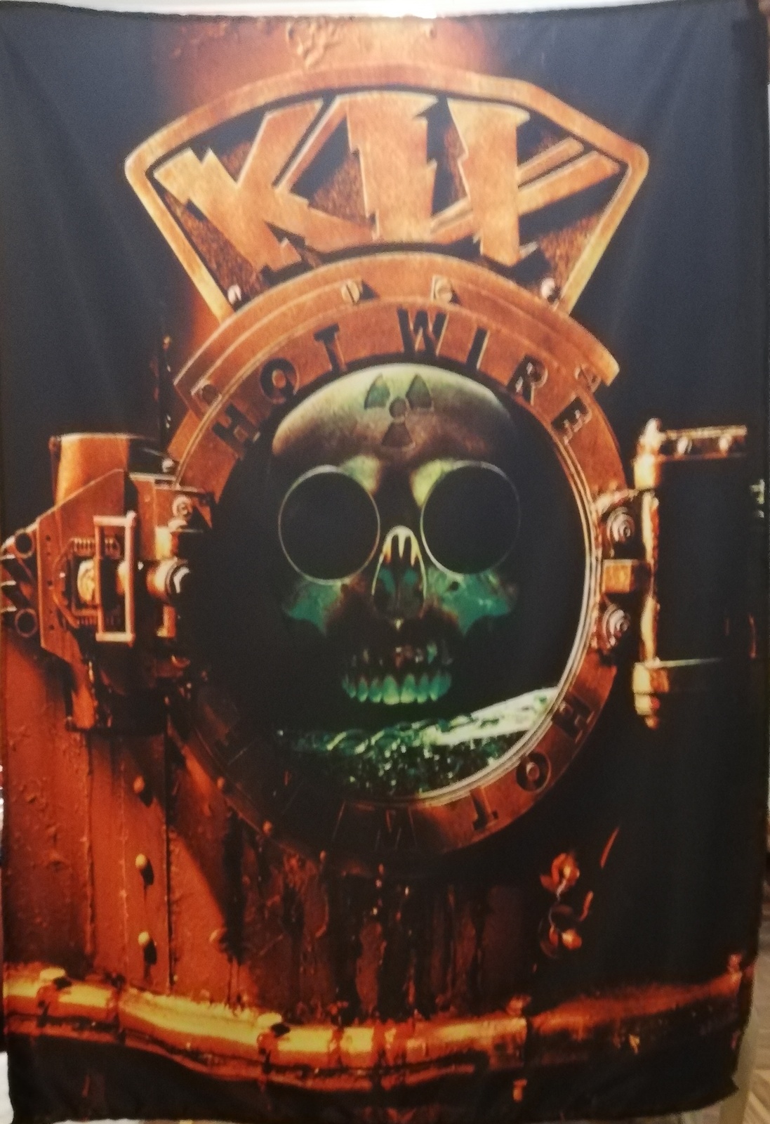 KIX Hot Wire FLAG CLOTH POSTER BANNER CD Glam Metal - $20.00