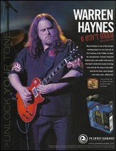 Gov&#39;t Mule Warren Hayes 2005 Planet Waves guitar cables ad 8 x 11 advertisement - £3.38 GBP