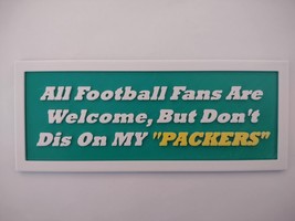 Green Bay Packers Magnetic Fan Sign - $223.42 MXN