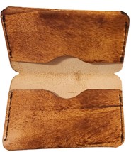 The Outsiders Wallet - Appaloosa Horse Hide Brown Genuine Leather - £59.31 GBP