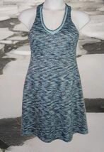 MPG Womens L Dress Blue Travel Racerback Athletic Pockets Shelf Bra Athl... - $14.84
