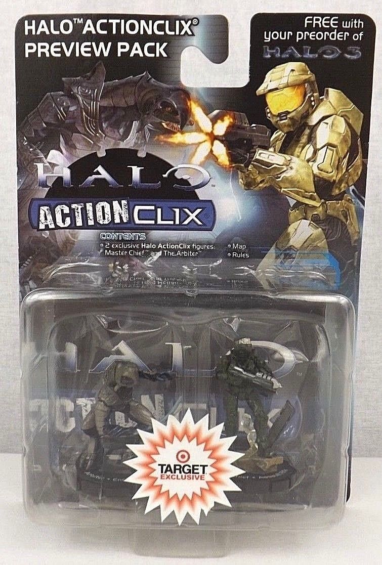 Primary image for Halo ActionClix Preview Pack; Master Chief & The Arbiter, Target Exclustive, NIB