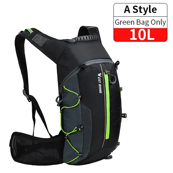 WEST BI Bike Bags Portable 10L/16L Waterproof Ultralight Backpack Outdoor  Climb - £40.87 GBP