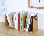 Expandable Desktop Bookshelf, Bamboo Desktop Bookcase, Mini Bookshelf Or... - £34.57 GBP