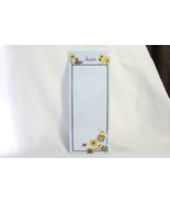 Magnetic List Notepads (new) JUNE - BUMBLE BEES, LADY BUGS &amp; DAISYS - £4.25 GBP