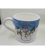 Bath And Body Works 3-wick Candle Holder Holiday 1997 Snowman Sledding - $34.99