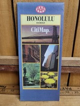 1996 AAA Honolulu Hawaii CitiMap  Street Map Vintage - $234.67 MXN
