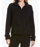 Honeydew Intimates Comfort Queen Quarter Zip Pullover Black Size Medium - £24.35 GBP