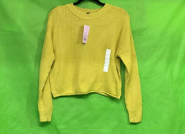 Women’s Crewneck Pullover Sweater - Wild Fable Gold S - £10.17 GBP