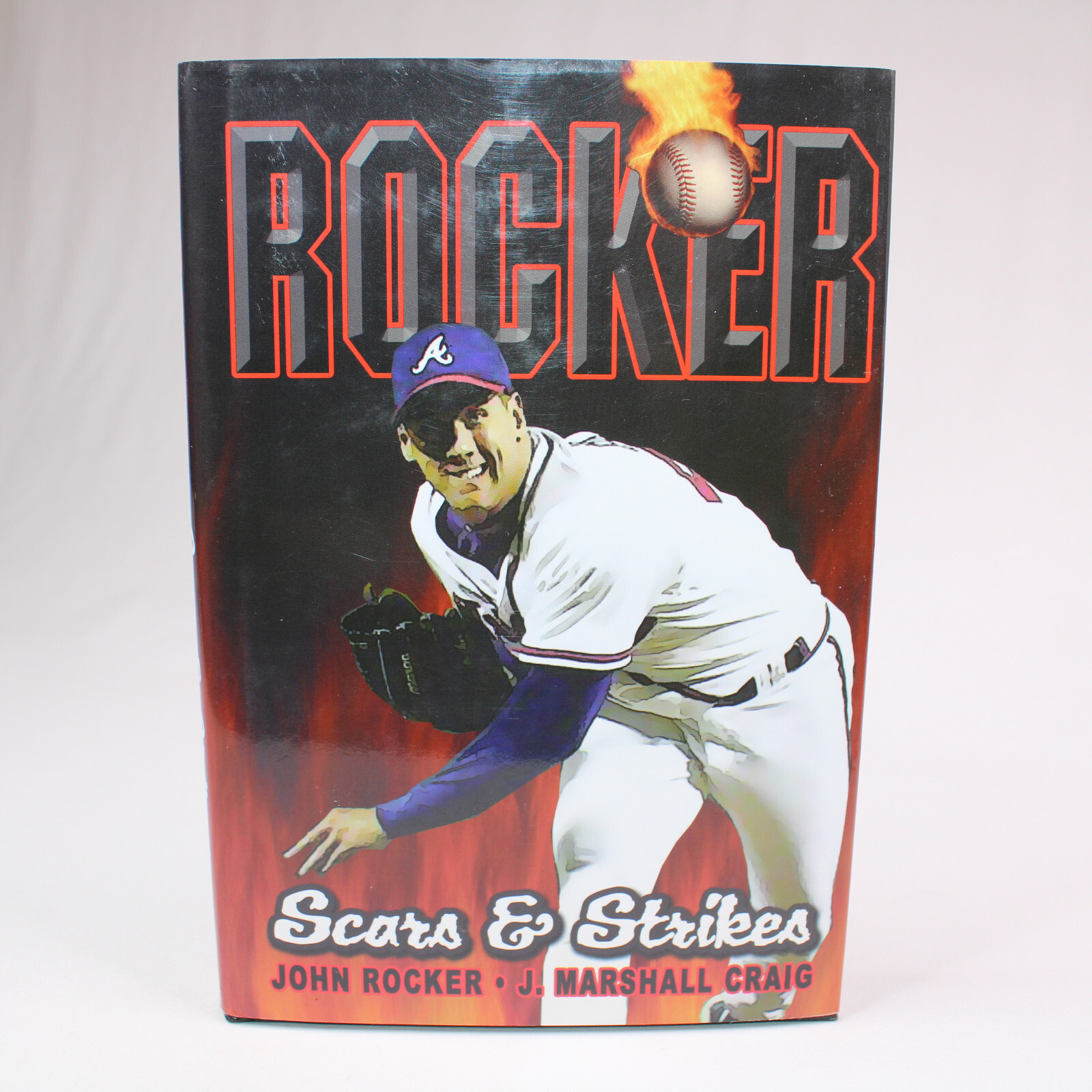 SIGNED By John Rocker Scars And Strikes Hardcover Book w/DJ 2011 Atlanta... - $57.74