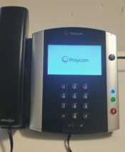 Polycom VVX600 Series Business Phone w/ Stand and Handset #0A4FC Tested PoE - $32.66