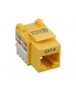 UNC Group KEYC6-YLW CAT6 KEYSTONE JACK 110 TYPE YELLOW - $37.49 CAD