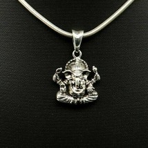 925sterling silver handmade stunning  lord Ganesh pendant tribal jewelry ssp558  - £31.15 GBP