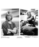 PATRICK SWAYZE 1991 POINT BREAK original b/w 8x10 two-shot - $190.20 MXN