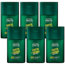 6-Pack New Garnier Fructis Style Matte &amp; Messy Liquid Hair Putty for Men, 4.2 Oz - £28.27 GBP