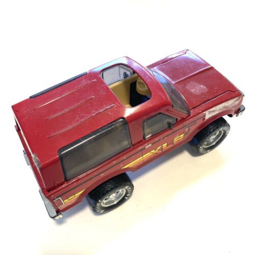 Vintage Nylint Corp Red Bronco II XLS SUV Metal USA Toy Vehicle - $24.74