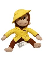 Curious George Plush Monkey Rain Jacket Coat Yellow Kelly Toy 2005 - £9.68 GBP