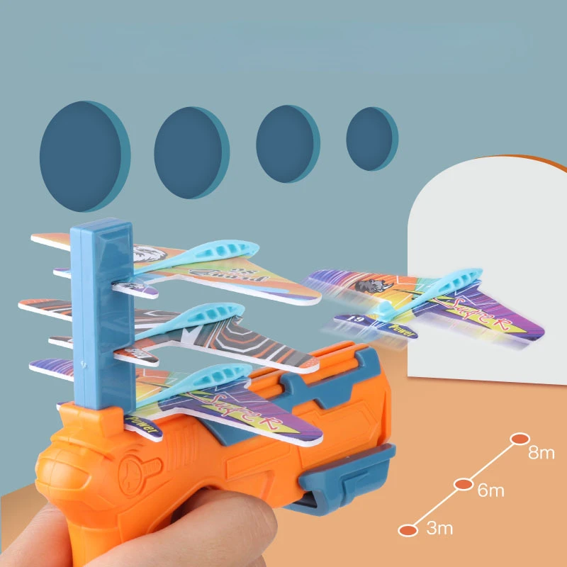 Lane launcher bubble catapult with 3 small plane toy funny airplane toys for kids plane thumb200