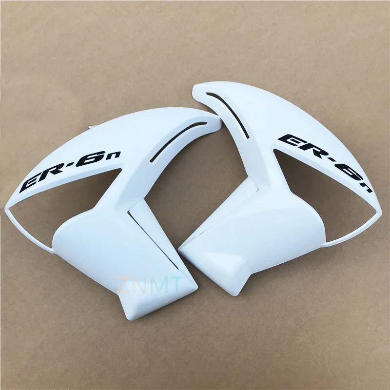Motorcycle Fairing Left And Right Side Cover Radiator Cover Fairing Fit   ER6N E - £198.95 GBP