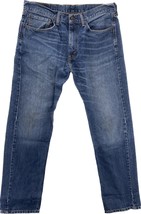 Levi’s 505 Jeans Men&#39;s Size 34x34 Straight Leg Medium Blue Wash Denim Pants - $19.79