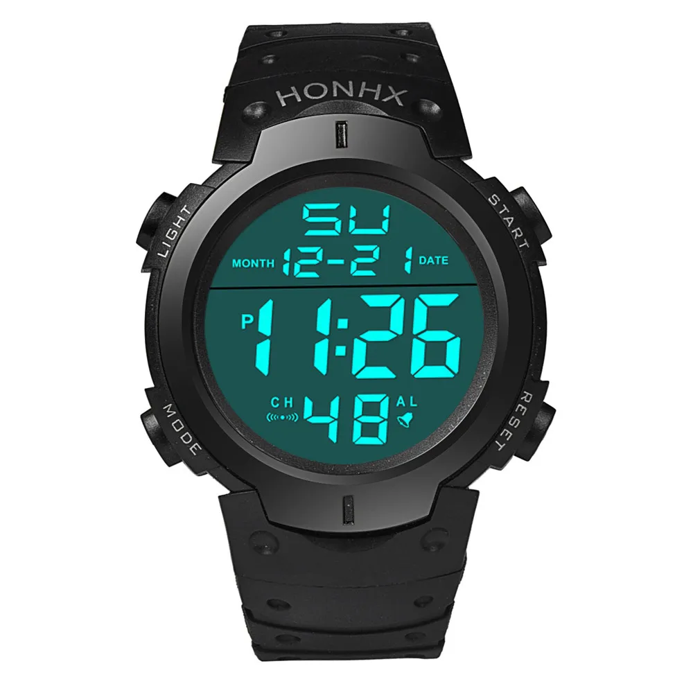 Fashion Waterproof Watch For Men Men&#39;s Boy Lcd Digital watch Date  Wrist Watch M - £84.10 GBP