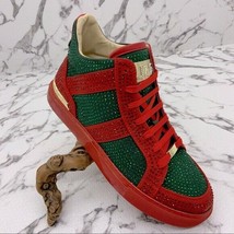 Men&#39;s J75 by Jump Red | Green Spezia Mid Top Sneakers - $150.00