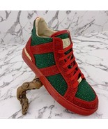 Men&#39;s J75 by Jump Red | Green Spezia Mid Top Sneakers - $150.00